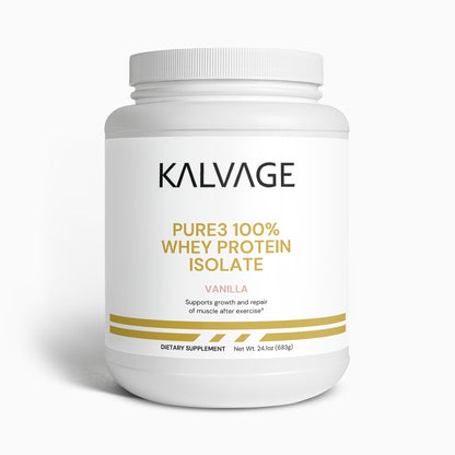 Pure3 100% Whey Protein Isolate (Vanilla)