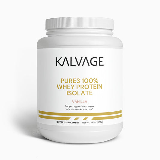 Pure3 100% Whey Protein Isolate (Vanilla)