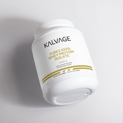 Pure3 100% Whey Protein Isolate (Vanilla)