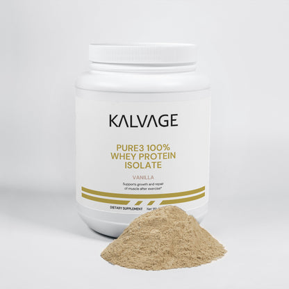 Pure3 100% Whey Protein Isolate (Vanilla)